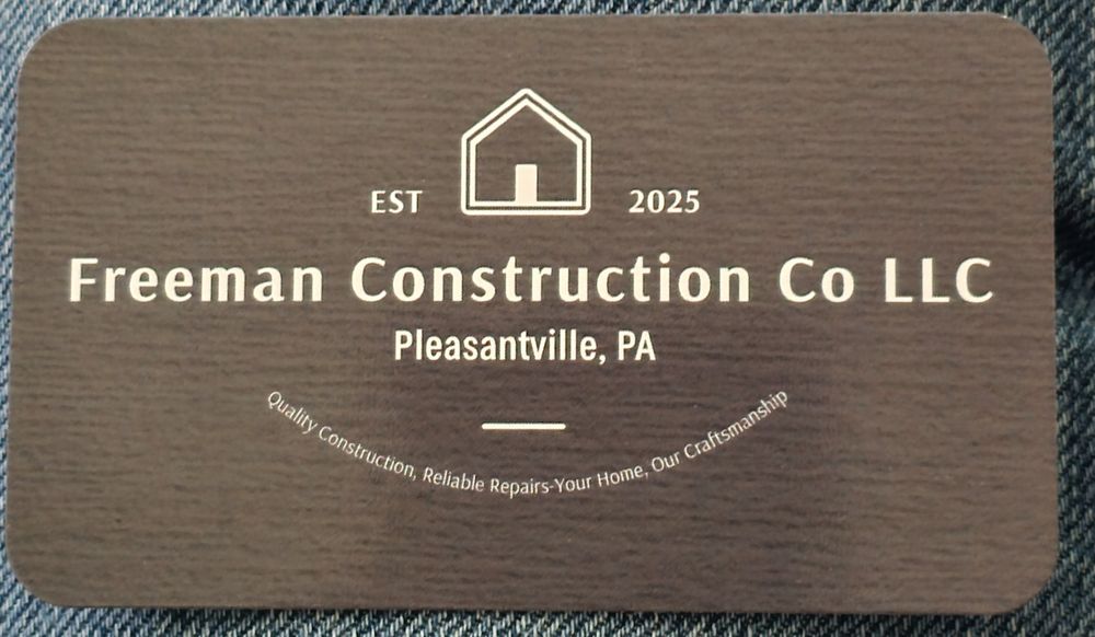 Slide of Freeman Construction