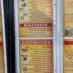 Taco Express - Menu October 2024