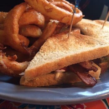 Putah Creek Cafe - BLT sub onion rings - Breakfast & Brunch Near Me - Winters, California Putah Creek Cafe - BLT sub onion rings - Breakfast & Brunch Near Me - Winters, California