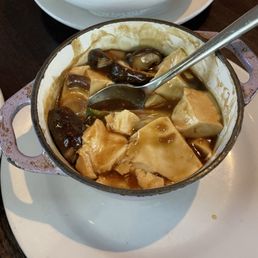 Tofu and mushrooms Tofu and mushrooms