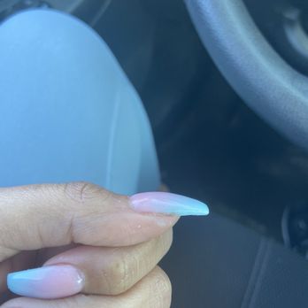 Jc Nails - My other thumb, this one is a little more flat which is uneven with the other thumb. - Nail Salons Near Me Jc Nails - My other thumb, this one is a little more flat which is uneven with the other thumb. - Nail Salons Near Me