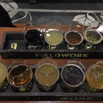 Fieldwork - His and hers flights - Beer Bar Near Me - San Mateo, California