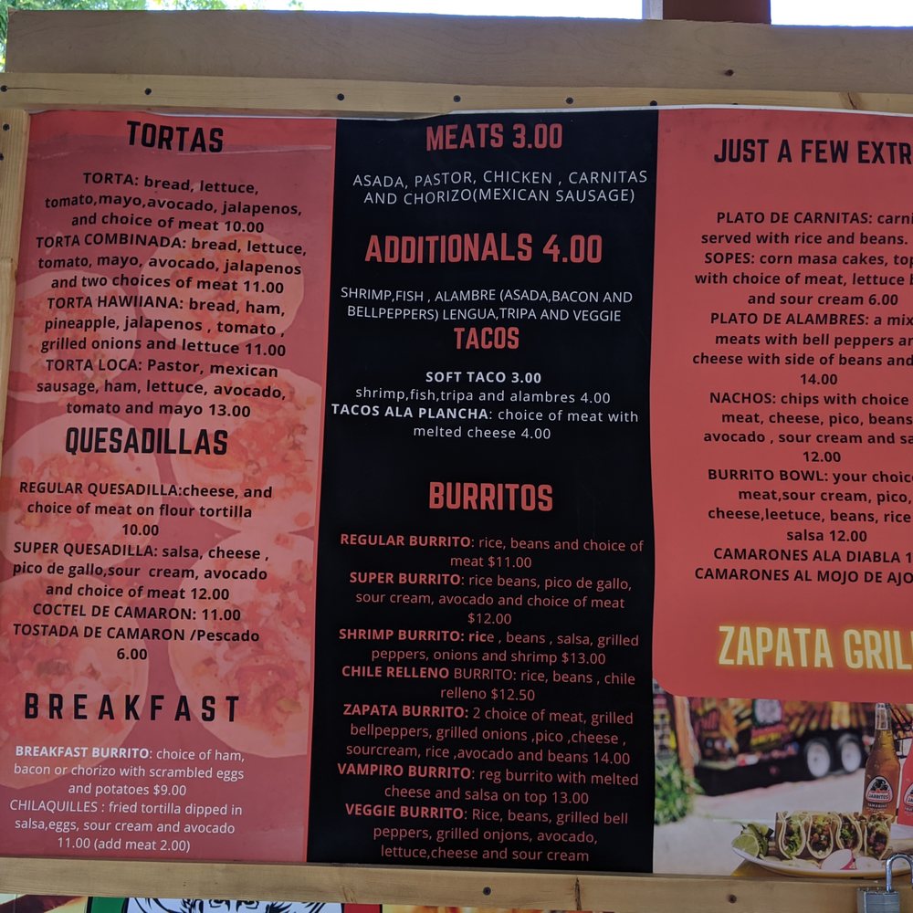 Zapata Grill - Food Trucks Near Me - Kenwood, California Zapata Grill - Food Trucks Near Me - Kenwood, California