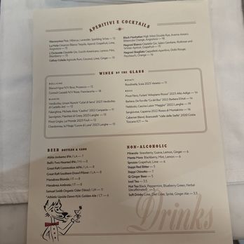 Osteria Lupo - Cocktail & wine menu - Italian Near Me - New Orleans, Louisiana