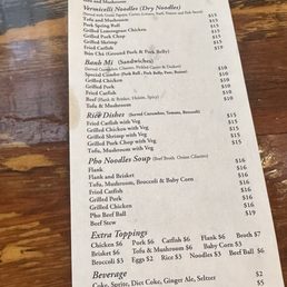Menu Menu