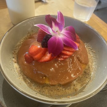 Ojo de Agua - Guava pancake. This is a must have - Juice Bars & Smoothies Near Me - Houston, Texas