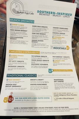 Menu photo 2 Another Broken Egg Cafe Lake Mary, FL
