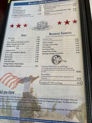 Menu photo 6 The Waffle Hut Klamath Falls, OR