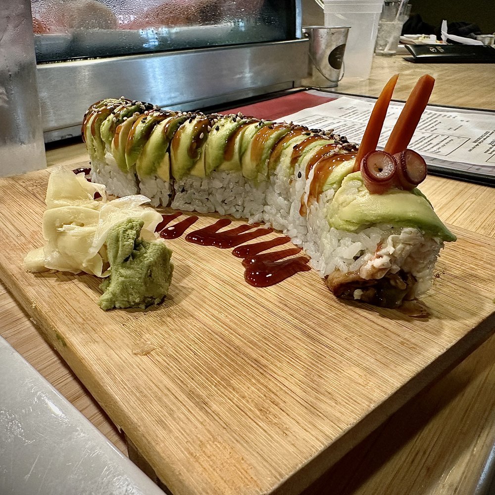 Nama Sushi Bar - Cedar Bluff - Caterpillar Roll - Sushi Bars Near Me - Knoxville, Tennessee Nama Sushi Bar - Cedar Bluff - Caterpillar Roll - Sushi Bars Near Me - Knoxville, Tennessee
