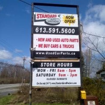 Standard Auto Wreckers Ottawa - Auto Parts & Supplies Near Me - Nepean, Ontario Standard Auto Wreckers Ottawa - Auto Parts & Supplies Near Me - Nepean, Ontario