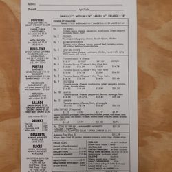 Aatomic Pizza & Pasta - Aatomic Pizza & Pasta Menu