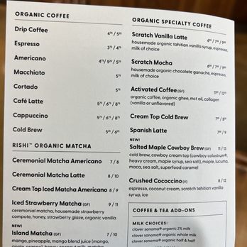 Erewhon - Menu 10/4/25 - Grocery Near Me - Calabasas, California