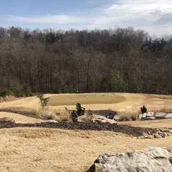 Old Toccoa Farm Resort - Putting greens on February 14th