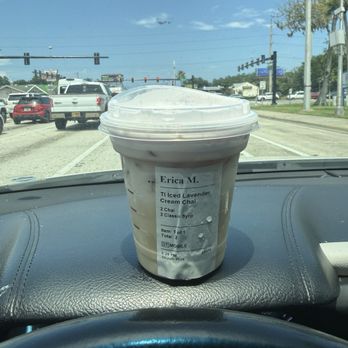 Starbucks - Iced Lavender Cream Chai - Coffee & Tea Near Me - Daytona Beach, Florida Starbucks - Iced Lavender Cream Chai - Coffee & Tea Near Me - Daytona Beach, Florida