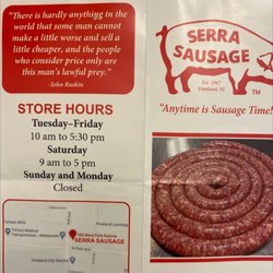 Serra Italian Sausage