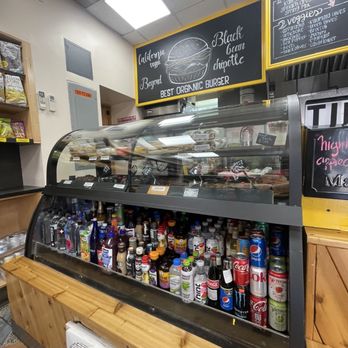 Peace N Plants - a deli counter with a variety of beverages - Vegetarian Near Me - Queens, New York Peace N Plants - a deli counter with a variety of beverages - Vegetarian Near Me - Queens, New York