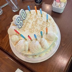 The Bake Works - 10" Cannoli cake with white chocolate shells