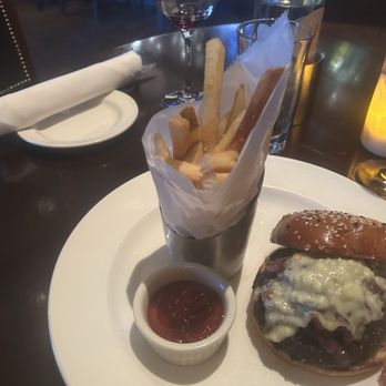 The Capital Grille - Wagyu burger Blue Cheese and Black Truffles with fries - Steakhouses Near Me - Memphis, Tennessee The Capital Grille - Wagyu burger Blue Cheese and Black Truffles with fries - Steakhouses Near Me - Memphis, Tennessee