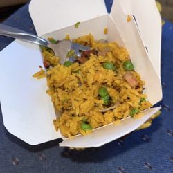 China Town Restaurant - Pork fried rice had way too much peas and the back of the kitchen was gross