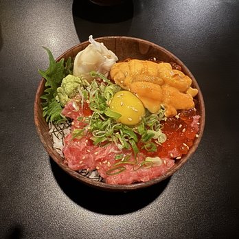 Izakaya Hideyoshi - Negitoro Ikura don w/ add-on Hokkaido uni - Japanese Near Me - Honolulu, Hawaii Izakaya Hideyoshi - Negitoro Ikura don w/ add-on Hokkaido uni - Japanese Near Me - Honolulu, Hawaii