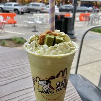 Dawg Park - Matcha Green Tea Shake - Hot Dogs Near Me - Glenview, Illinois