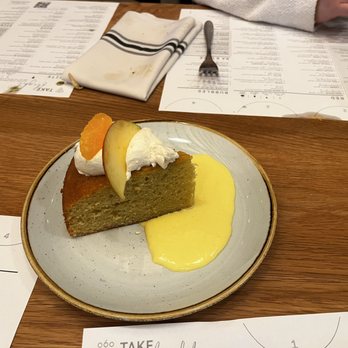 Sixty Vines - Olive Oil Citrus Cake - New American Near Me - Austin, Texas Sixty Vines - Olive Oil Citrus Cake - New American Near Me - Austin, Texas