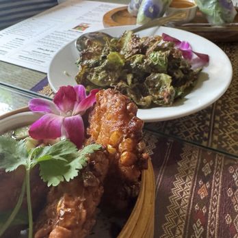 Bungalow on Rose - Corn fritters, fried Brussel sprouts - Thai Near Me - Danville, California Bungalow on Rose - Corn fritters, fried Brussel sprouts - Thai Near Me - Danville, California