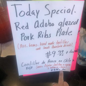 Tacos Don Paco - Special sign - Mexican Near Me - Oceanside, California