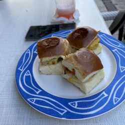 Myett's Chill Zone - Hamburger sliders.