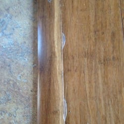 Oozing glue from underneath trim