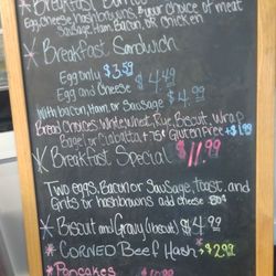 The Station - Breakfast menu