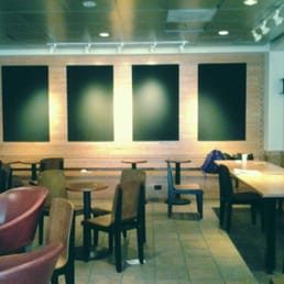 Seating area inside starbucks Seating area inside starbucks