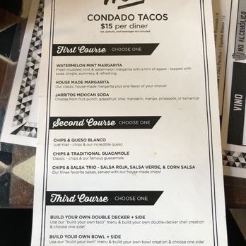 Condado Tacos - Restaurant week menu - Tacos Near Me - Columbus, Ohio Condado Tacos - Restaurant week menu - Tacos Near Me - Columbus, Ohio
