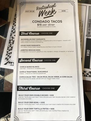 Menu photo 6 Condado Tacos Columbus, OH