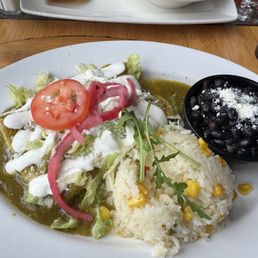 Enchiladas Verdes