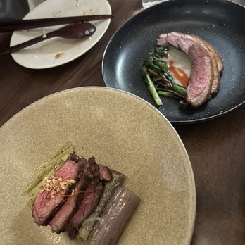 ODRE - Galbi (front), Duck (back) - Korean Near Me - New York, New York