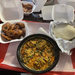 Egusi Soup with Fufu Egusi Soup with Fufu