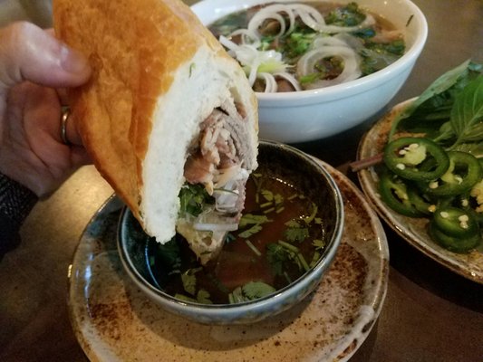 Bánh Mì and Bottles by null