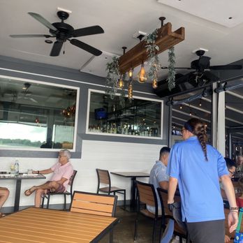 Edgewater 122 - Patio inside view - Salad Near Me - Southport, North Carolina