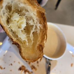 Paris Baguette - Airy, burned croissant