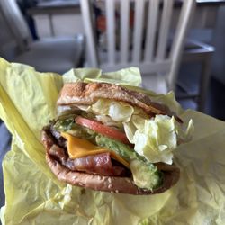 Bacon Avocado Cheeseburger