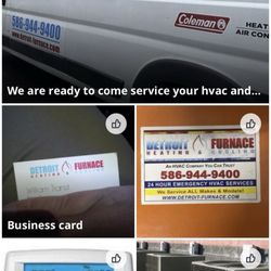 Detroit Furnace - Detroit Furnace Business ad and my new AC with my new security cage...