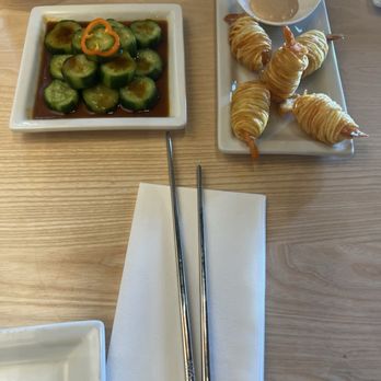Gyu Jinya - Cucumber and the potatoe shrimp - Sushi Bars Near Me - Lancaster, California