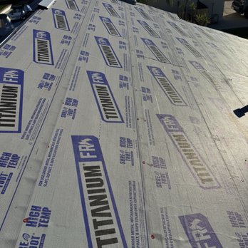 AllWeather Roofing - Titanium FR was our underlayment of choice - Roofing Near Me - San Diego, California