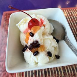Coconut ice cream Coconut ice cream