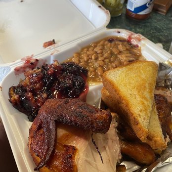 BBQ 65 - Chicken platter with two sides - Barbeque Near Me - Greenville, Alabama