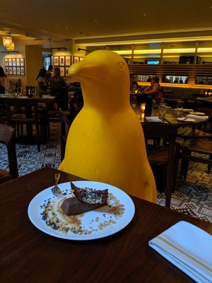 Photo of Metropole - Cincinnati, OH, US. A housemade candy bar with the penguin as company truly made my night