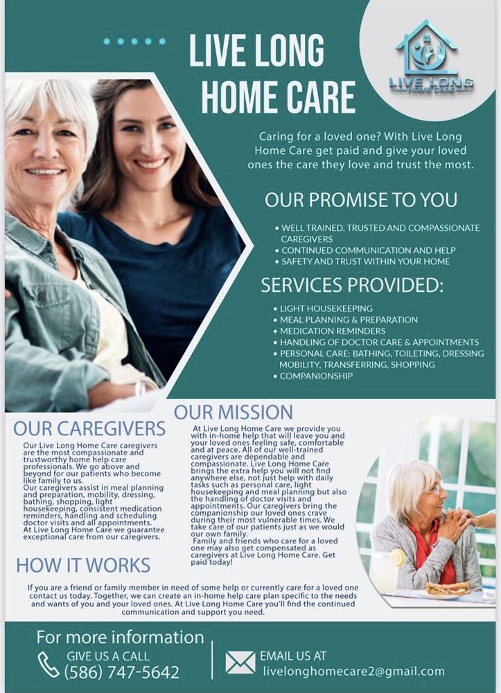 Live Long Home Care - home care agency in Detroit, MI