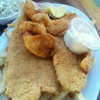 Shrimp N Stuff - Create your own platter - catfish and shrimp. Fries are just okay... - Seafood Near Me - Galveston, Texas Shrimp N Stuff - Create your own platter - catfish and shrimp. Fries are just okay... - Seafood Near Me - Galveston, Texas