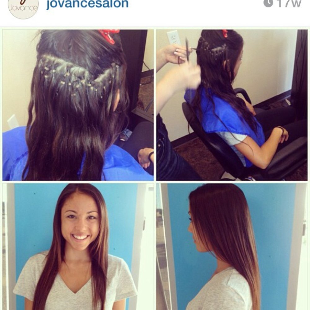 Perfect Locks - A full head individual beaded fusion application using the Perfect Locks 18" chocolate brown I-tips. - Hair Extensions Near Me - Walnut Creek, California Perfect Locks - A full head individual beaded fusion application using the Perfect Locks 18" chocolate brown I-tips. - Hair Extensions Near Me - Walnut Creek, California